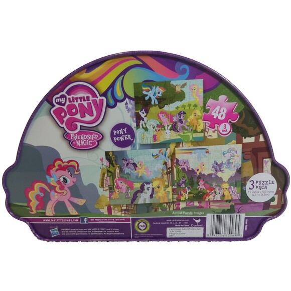 "My Little Pony"  Jigsaw Puzzle LOT of 6 Hasbro,  Spinmaster Games - Pre-owned - Picture 9 of 16